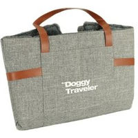 Produktbild von Pet Joy DoggyTraveler Hundekissen aus Nylon in Hellgrau