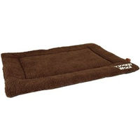 Produktbild von Pet Joy Hundekissen Doggy Wolldecke aus Wolle Braun Größe S