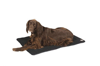 Produktbild von Pet-Joy Hundematte aus Wolle in Schwarz Größe M