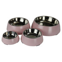 Produktbild von Pet-Joy Products DoggyBowl Hundenapf aus Metall in Rosa Größe S