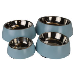 Pet-Joy Products Futternapf für Hunde aus Edelstahl in Metallic Blue Größe M – Bild 1 von 1