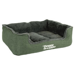 Produktbild von Pet-Joy Products Hundebett Doggy Snuggle aus Fleece in Grün Größe S allergikerfreundlich