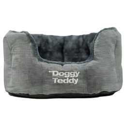 Pet-Joy Products Hundekorb Doggy Teddy Strong aus Fleece in Hellgrau Größe S – Bild 1 von 1