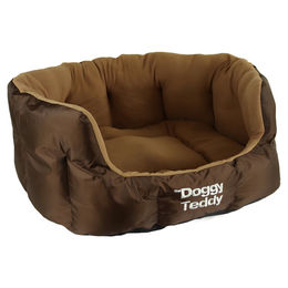 Produktbild von Pet-Joy Products Hundekorb Doggy Teddy X-Treme Braun Größe S mit Fleece