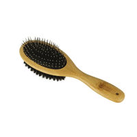 Produktbild von Pet-Joy Products The DoggyBrush 2-in-1 Stiftbürste für Hunde aus Holz in Beige