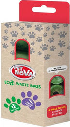 Pet Nova Biologisch abbaubare Hundekotbeutel Lavendelduft 80 Stück 22x32cm - 4 x 20 Stk. – Bild 1 von 3