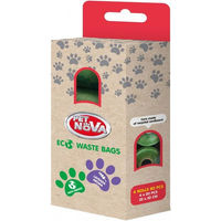 Produktbild von Pet Nova Biologisch abbaubare Hundekotbeutel Lavendelduft 80 Stück 22x32cm - 4 x 20 Stk.
