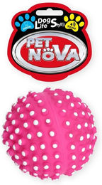 PET NOVA Dog Life Style Kauspielzeug Igellball aus Naturkautschuk für Hunde Rosa 6,5cm - 6,5 cm – Bild 1 von 1