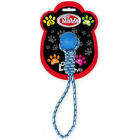 Produktbild von PET NOVA Dog Life Style Kauspielzeug Knochen und Seil mit Minze Aroma Blau 40 cm - 40 cm