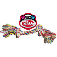 Produktbild von PET NOVA Dog Life Style Superdental Hundespielzeug aus Baumwollkordel 25cm Bunt