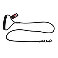 Produktbild von Pet Nova Hundeleine aus Nylon mit Neoprengriff Schwarz Größe S 0,8cm x 120cm - 120 cm