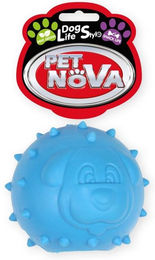 PET NOVA Hundespielzeug Leckerlieball mit Minz-Aroma Blau 6,5cm – Bild 1 von 1