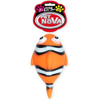 Produktbild von Pet Nova Hundespielzeug Nemo Clownfisch aus Gummi mit Quietschfunktion 13,5cm