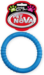Pet Nova Hundespielzeug Superdental Ringo Kauspielzeug mit Minz-Aroma Blau 9,5cm – Bild 1 von 3