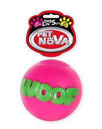 Produktbild von Pet Nova Quietscheball für Hunde aus Gummi in Pink 8cm