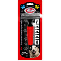 Produktbild von Pet Nova Schermaschine aus Edelstahl in Rot-Schwarz für Hunde