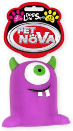 PET NOVA Spielzeugmonster für Hunde violett 10cm – Bild 1 von 1