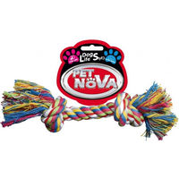 Produktbild von PET NOVA Superdental Hundespielzeug aus Baumwolle 17 cm bunt - 17 cm