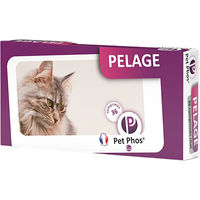 Produktbild von Pet-Phos Feline Skin & Coat Haut-Fell-Supplement für Katzen mit 36 Tabletten