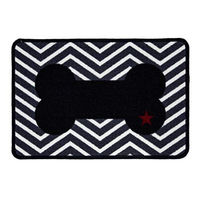 Produktbild von Pet Rebellion Hundematte Dinner Mate mit Knochenmuster 40 x 60 cm