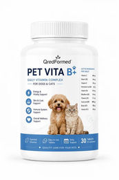 PET VIOLET PET VITA B+ Vitamin-Komplex für Hunde und Katzen Adult 30 Tabletten für Haut, Fell, Energie und Vitalität – Bild 1 von 1