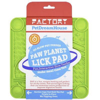 Produktbild von PetDreamHouse PAW Planet Schleckmatte aus Silikon in Grün