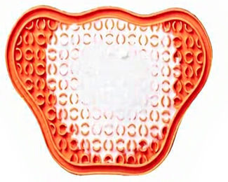 PetDreamHouse PAW Schleckmatte Orange aus BPA-freiem TPR – Bild 1 von 1