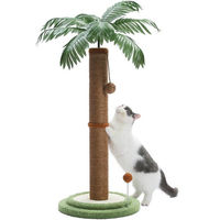 Produktbild von PETEPELA Kratzsäule für Katzen aus Plüsch in Braun 85 cm