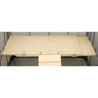 Produktbild von PETGARD Ausziehbare Holzetage FLEX-ED Natur 45 x 25 x 1,7 cm ausziehbar bis ca. 78 cm