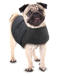 PETGARD Beruhigungsweste Hundemantel zur Angstbekämpfung Grau für mittlere Rassen 11-18 kg / 53-63 cm – Bild 1 von 6
