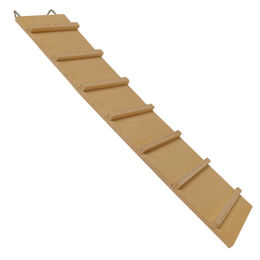 PETGARD Holztreppe für Käfige mit 7 Sprossen 50 x 12 cm Natur – Bild 1 von 3