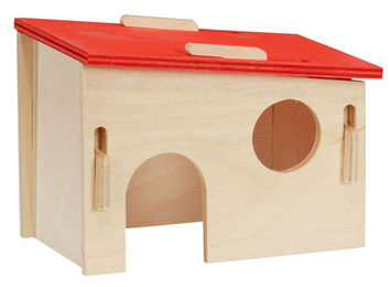 Produktbild von PETGARD Nagerhaus aus Naturholz für Hamster und Mäuse 16 x 11,5 x 10,5 cm