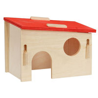 Produktbild von PETGARD Nagerhaus aus Naturholz für Hamster und Mäuse 16 x 11,5 x 10,5 cm