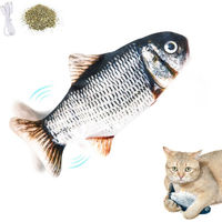 Produktbild von Petgravity Mini-Tanzfisch Spielzeug für Katzen aus Polyester in Bunt