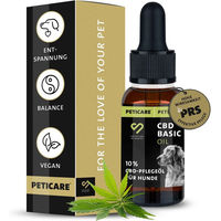 Produktbild von Peticare 10% CBD Öl für Hunde mit Myrcen und Linalool