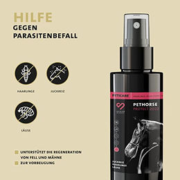 Peticare Anti-Läuse und Haarlinge Spray für Pferde zur Fellpflege 100 ml - 100 ml – Bild 1 von 8