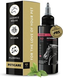 Peticare Anti-Parasiten Mittel für Pferde gegen Milben Flöhe und Pilze 250 ml - 250 ml – Bild 1 von 5