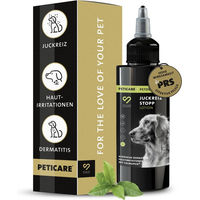 Produktbild von Peticare Bio Anti-Parasiten Spot-On für Hunde gegen Flöhe und Milben ölbasiert
