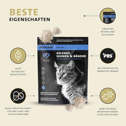 Peticare Gelenkpulver für Katzen mit MSM und Kollagen hypoallergen 125 g - 125 g – Bild 1 von 7