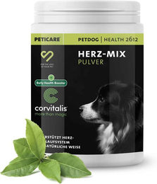 Peticare Herz & Kreislauf Pulver Nahrungsergänzung für Hunde 125g – Bild 1 von 4