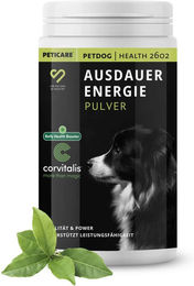 Produktbild von Peticare Pulver-Mix für Hunde zur Unterstützung von Gelenken, Haut, Fell, Magen-Darm