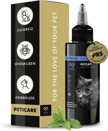Peticare Spot-On Lotion gegen Ohrmilben für Katzen aller Altersstufen 50 ml – Bild 1 von 2