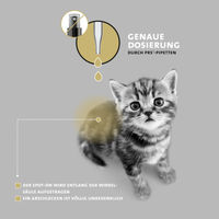 Produktbild von Peticare Spot-On Zecken- und Milben-Schutzmittel für Katzen auf pflanzlicher Basis 200 ml - 200 ml
