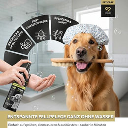 Peticare Trockenshampoo für Hunde 200 ml Natürliche Fellpflege für alle Altersstufen und Felltypen ohne Wasser - 200 ml – Bild 1 von 11