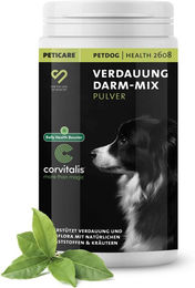 Peticare Verdauung und Magen-Darm Ergänzungsfutter Pulver für Hunde mit Probiotika 125g – Bild 1 von 4
