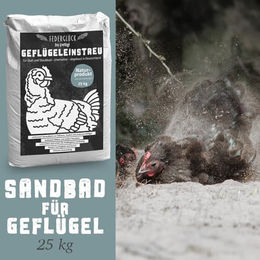Petigi Federglück Badesand Staubbad für Hühner und Tauben 25kg - 25 kg – Bild 1 von 10