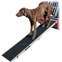 Produktbild von Petigi Hunderampe aus Aluminium klappbar als Einstiegshilfe für Hunde - 122 cm