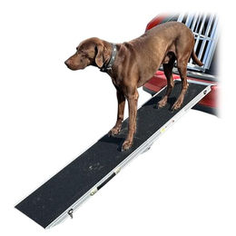Petigi Hunderampe Klappbare Hundetreppe aus Aluminium für das Auto 122 cm – Bild 1 von 13