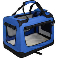 Produktbild von Petigi Tiertransporttasche aus Nylon für Hund und Katze faltbar Blau