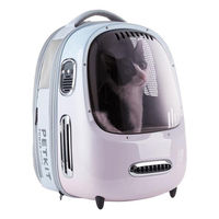 Produktbild von PETKIT Breezy 2 Smart Katzenrucksack Transporttasche mit Belüftungssystem und App-Steuerung Blau oder Rosa